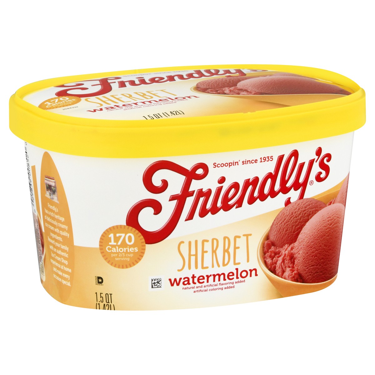 slide 11 of 13, Friendly's Watermelon Sherbet 1.5 qt, 1.5 qt