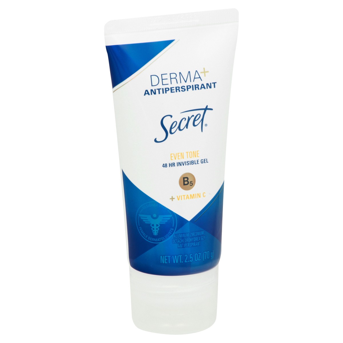 slide 2 of 9, Secret Derma+ Even Tone Antiperspirant 2.5 oz, 2.5 oz