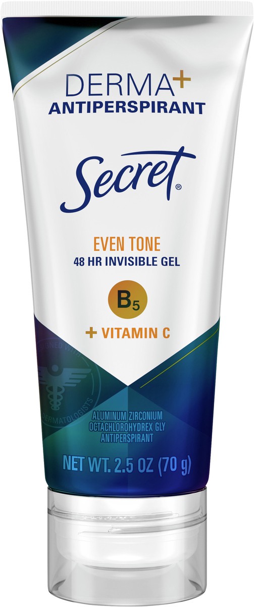 slide 1 of 9, Secret Derma+ Even Tone Antiperspirant 2.5 oz, 2.5 oz