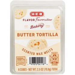 H-E-B Flavor Favorites Butter Tortilla Scented Wax Melts