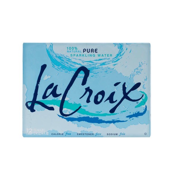 slide 1 of 1, La Croix Pure Sparkling Water - 12 fl oz, 12 fl oz