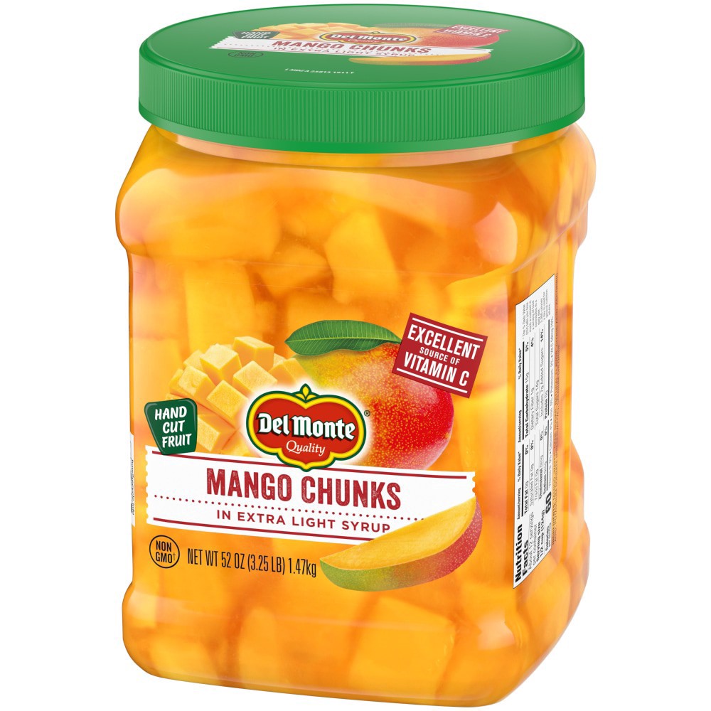 slide 1 of 1, Del Monte Chunk Mango, 52 oz