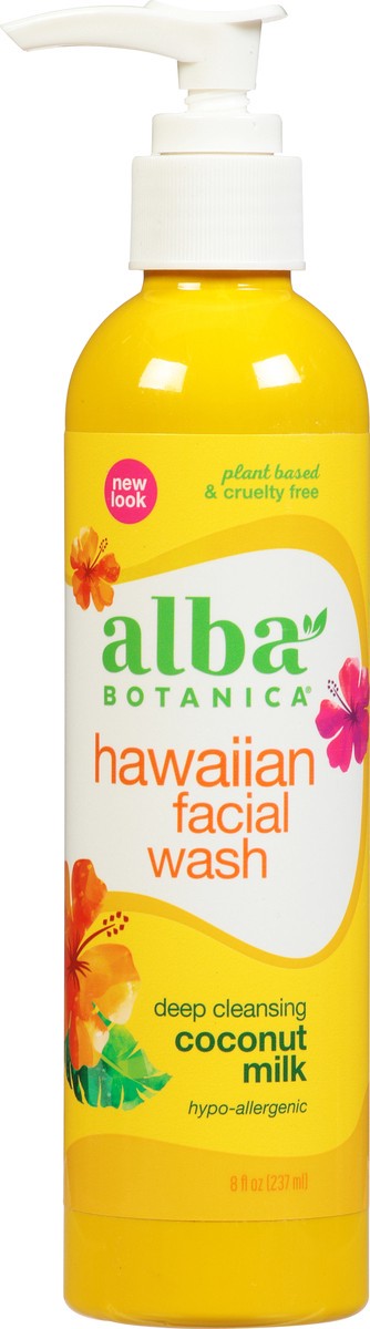 slide 5 of 8, Alba Botanica Deep Cleansing Coconut Milk Hawaiian Facial Cleanser, 8 fl oz