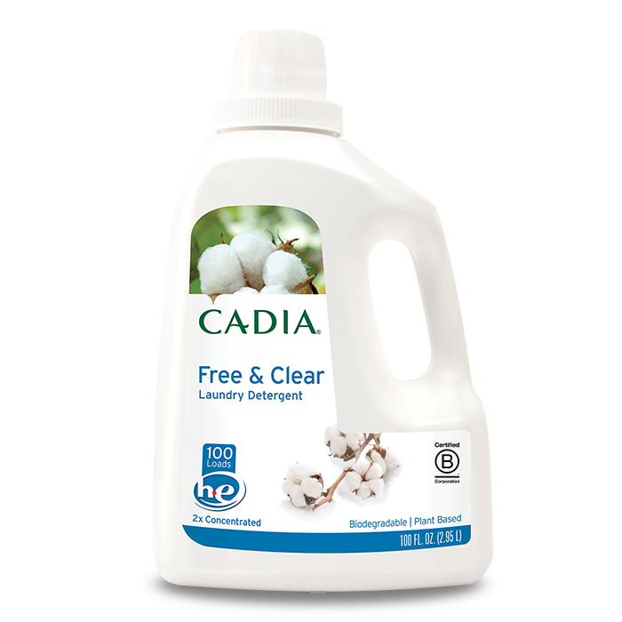 slide 1 of 1, Cadia Free & Clear Laundry Detergent, 100 fl oz