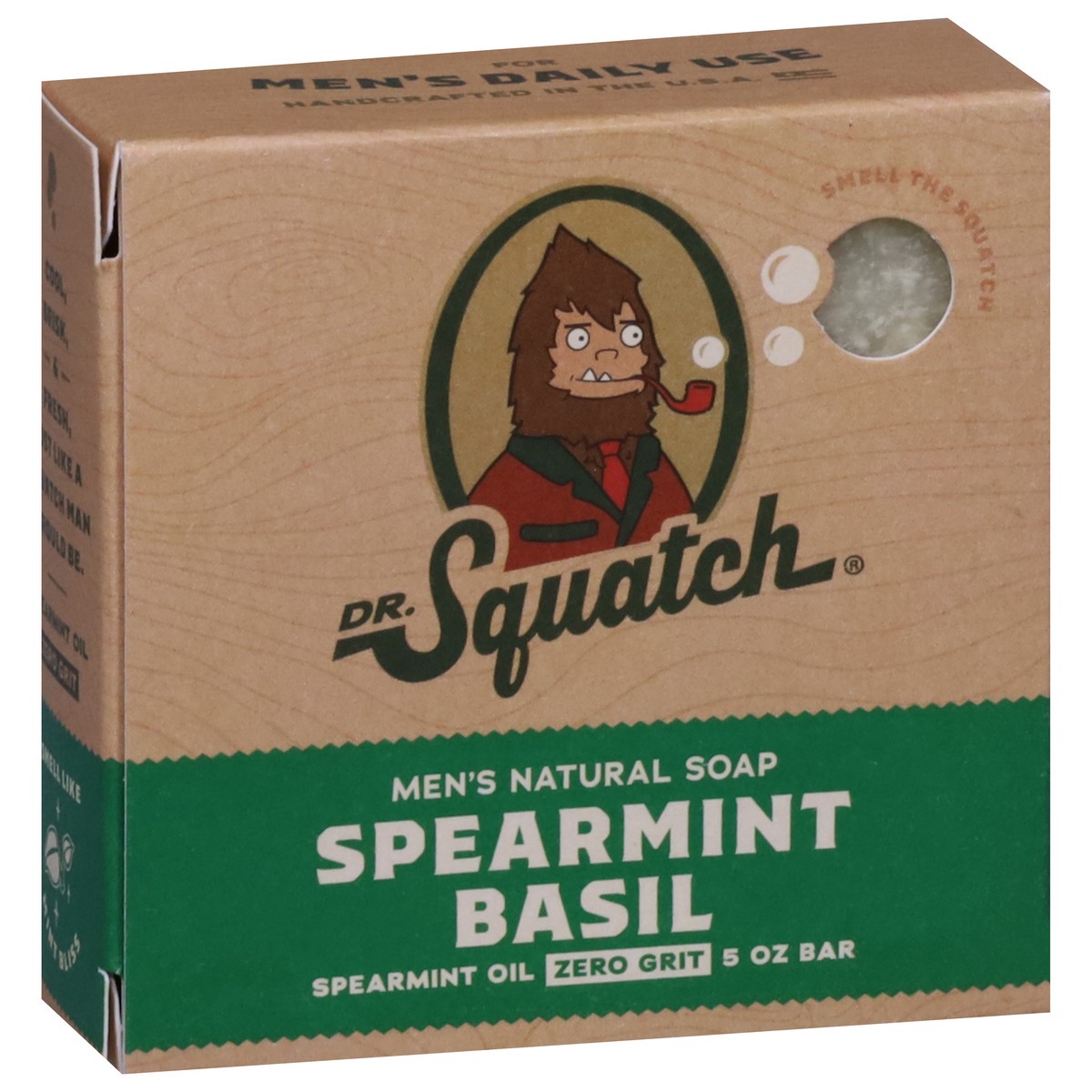 slide 10 of 13, Dr. Squatch Spearmint Basil Men's Natural Soap 5 oz, 5 oz