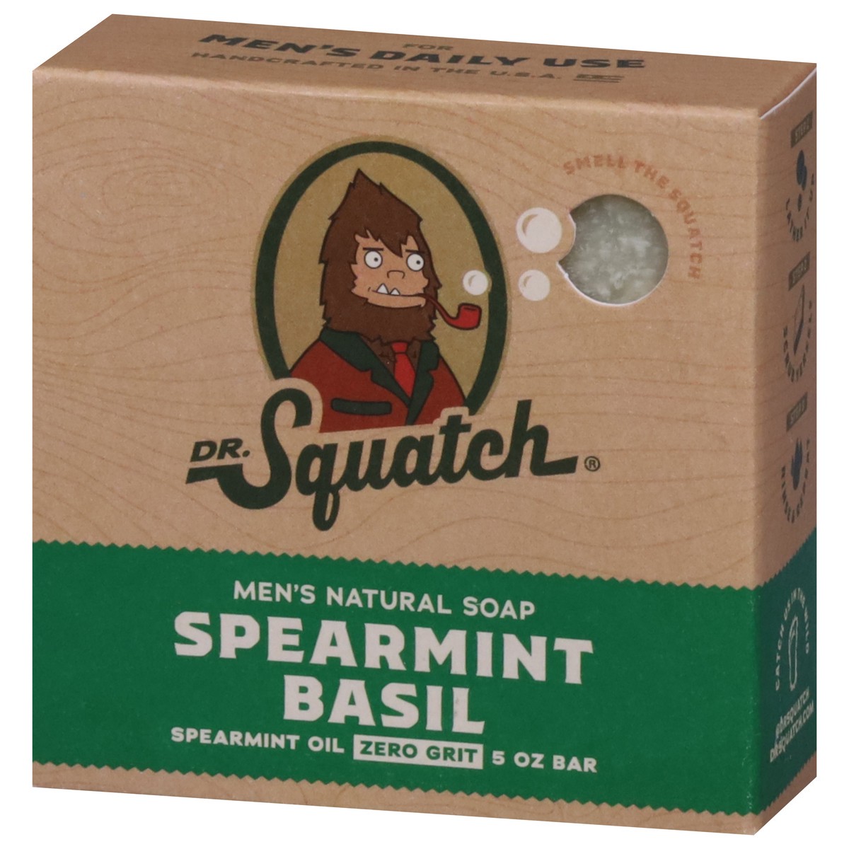 slide 4 of 13, Dr. Squatch Spearmint Basil Men's Natural Soap 5 oz, 5 oz
