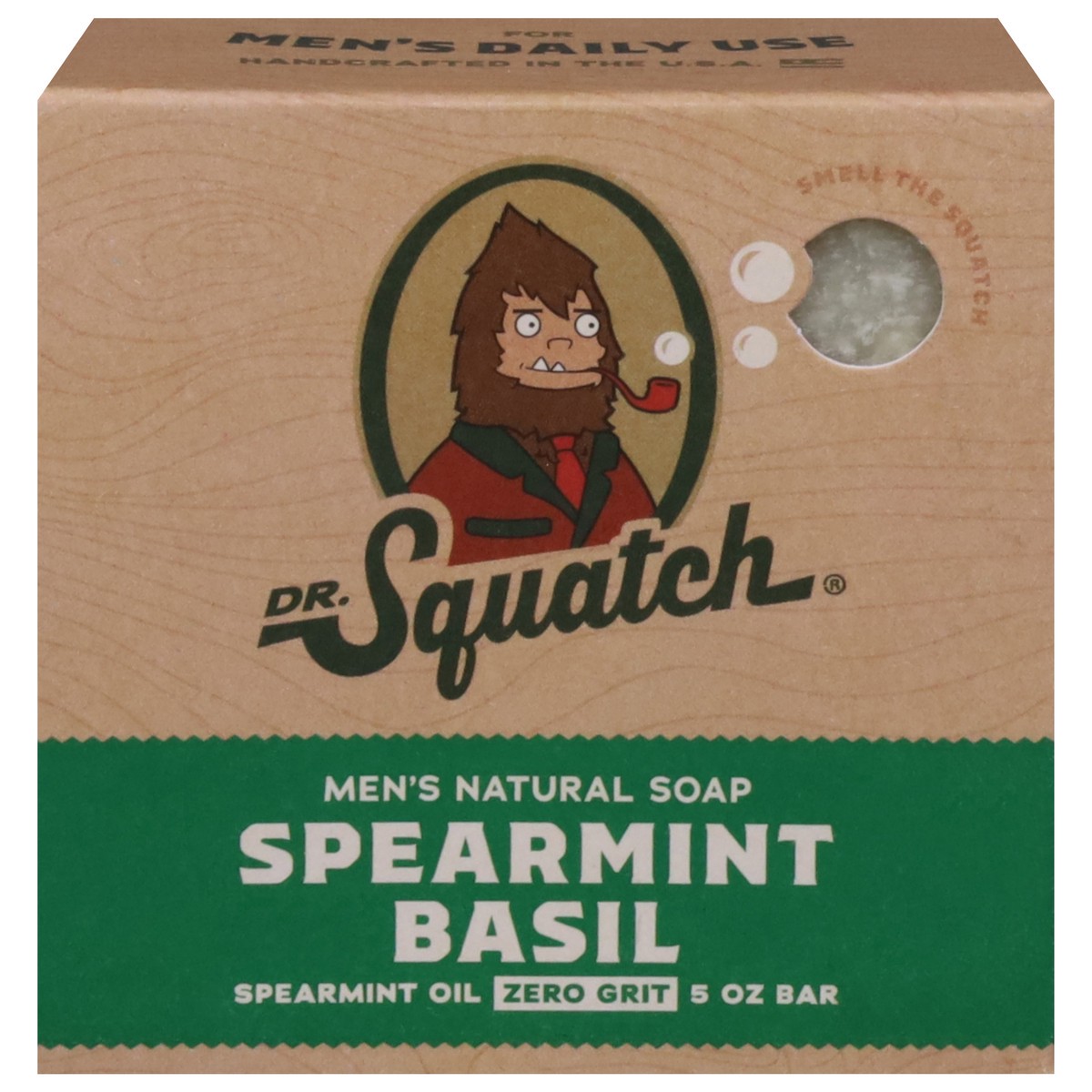 slide 5 of 13, Dr. Squatch Spearmint Basil Men's Natural Soap 5 oz, 5 oz