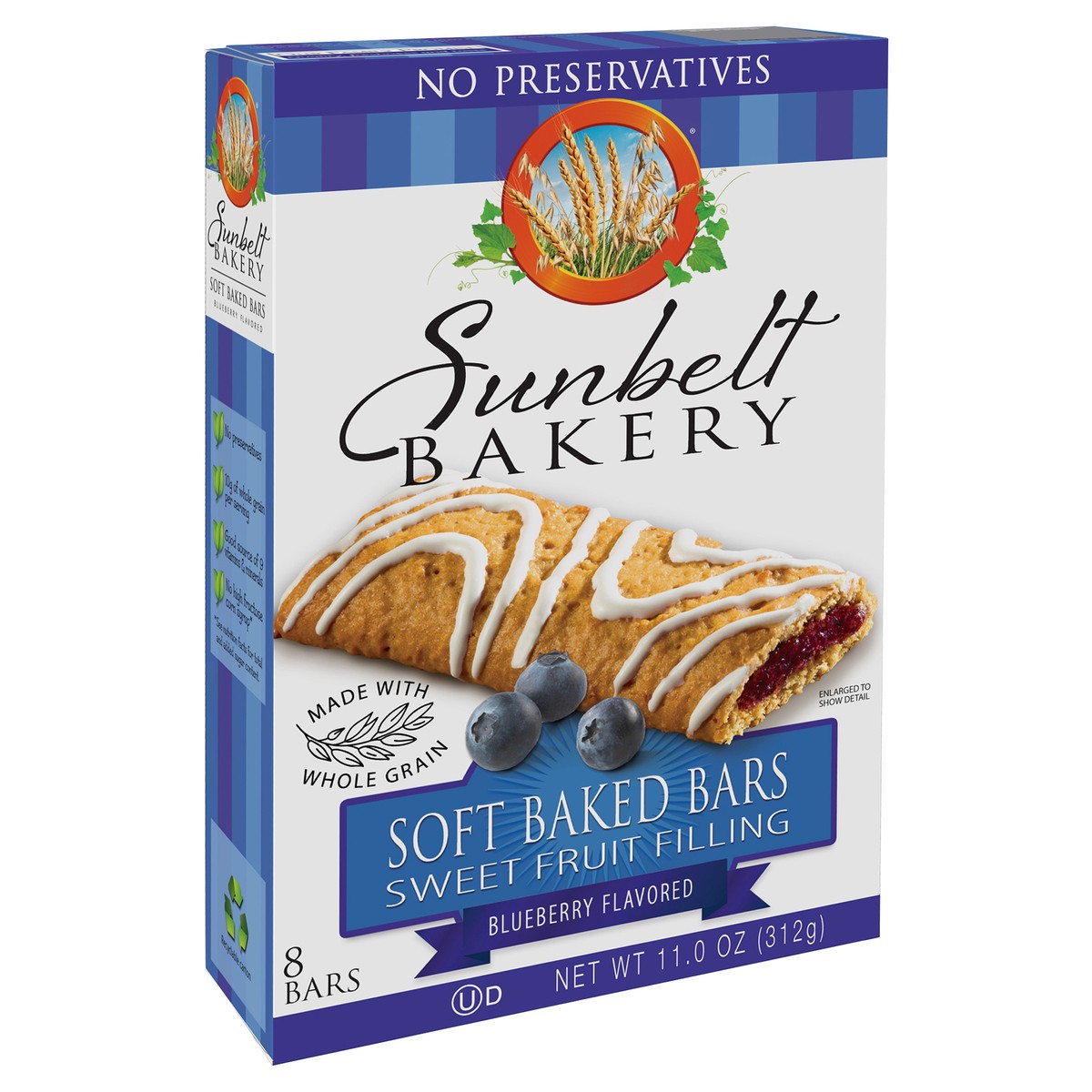 slide 11 of 11, Sunbelt Bakery Soft Baked Bars, Sunbelt Bakery Family Pack Blueberry, 8 ct