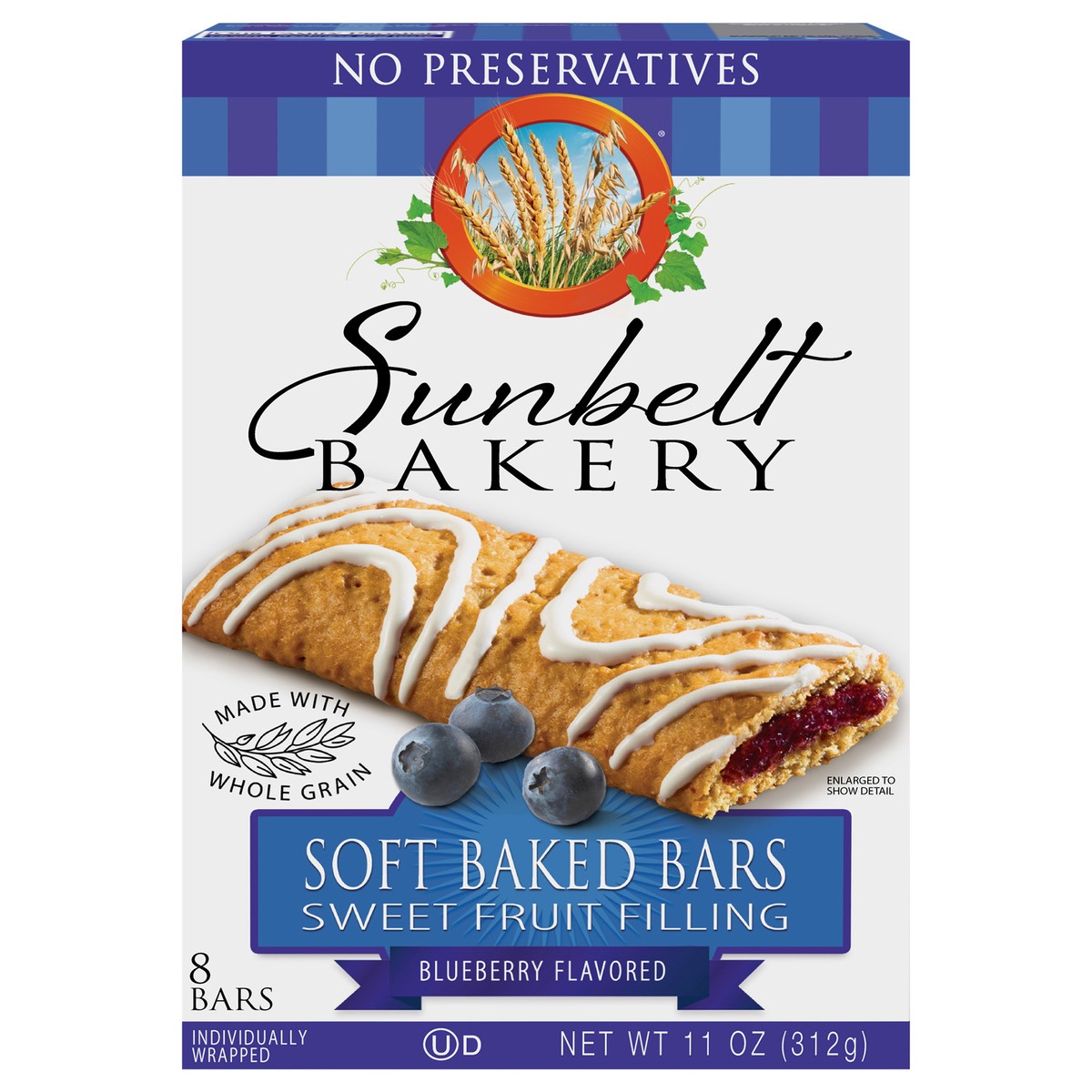 slide 1 of 11, Sunbelt Bakery Soft Baked Bars, Sunbelt Bakery Family Pack Blueberry, 8 ct