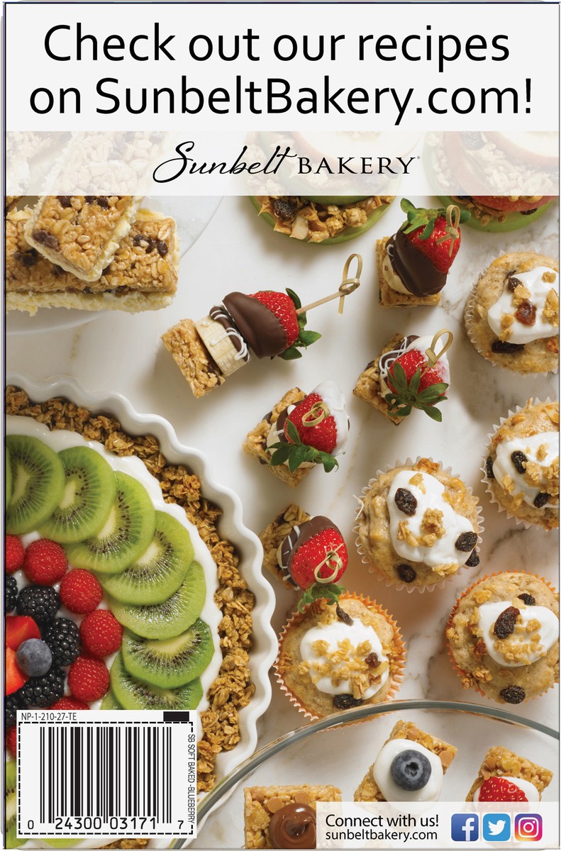 slide 3 of 11, Sunbelt Bakery Soft Baked Bars, Sunbelt Bakery Family Pack Blueberry, 8 ct