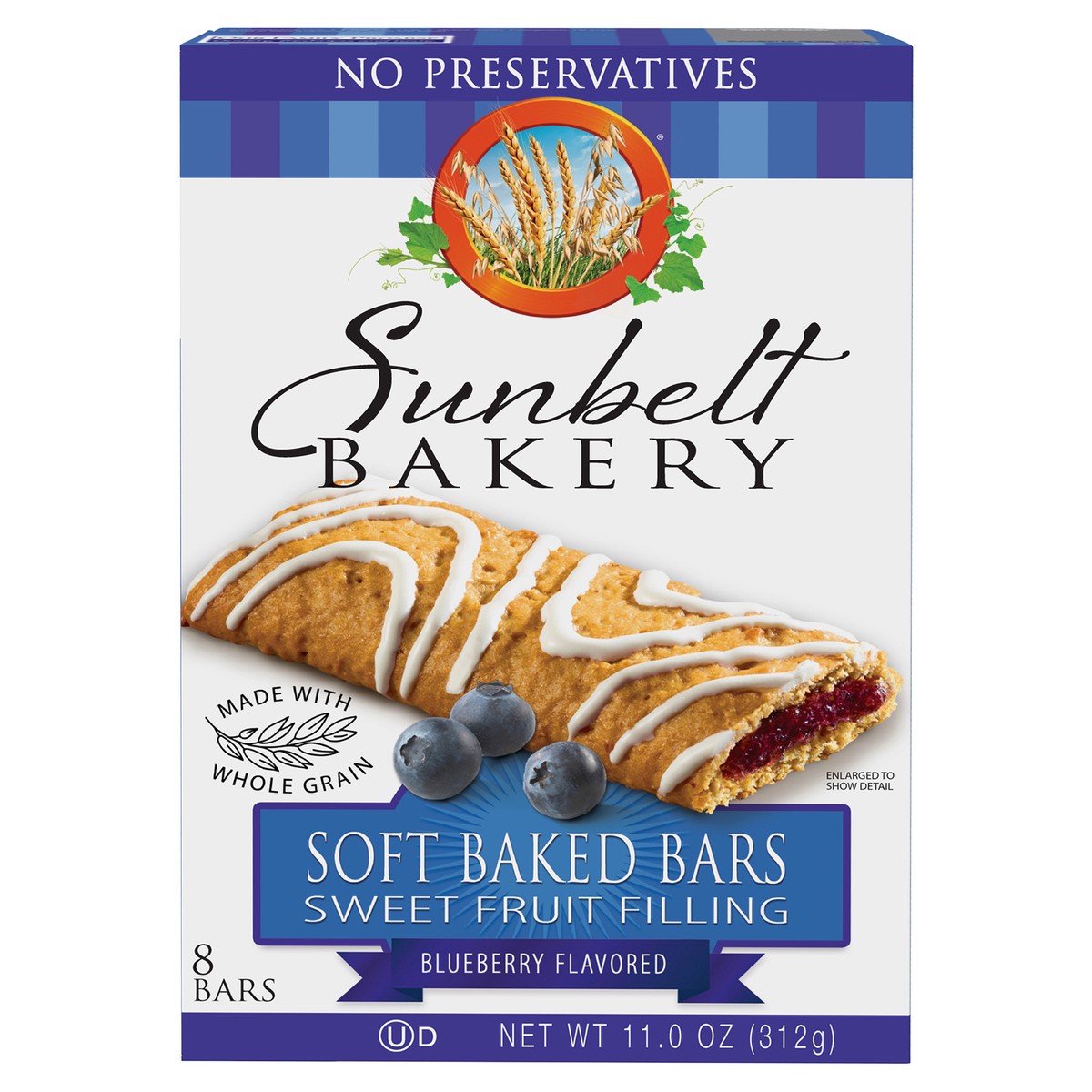 slide 10 of 11, Sunbelt Bakery Soft Baked Bars, Sunbelt Bakery Family Pack Blueberry, 8 ct