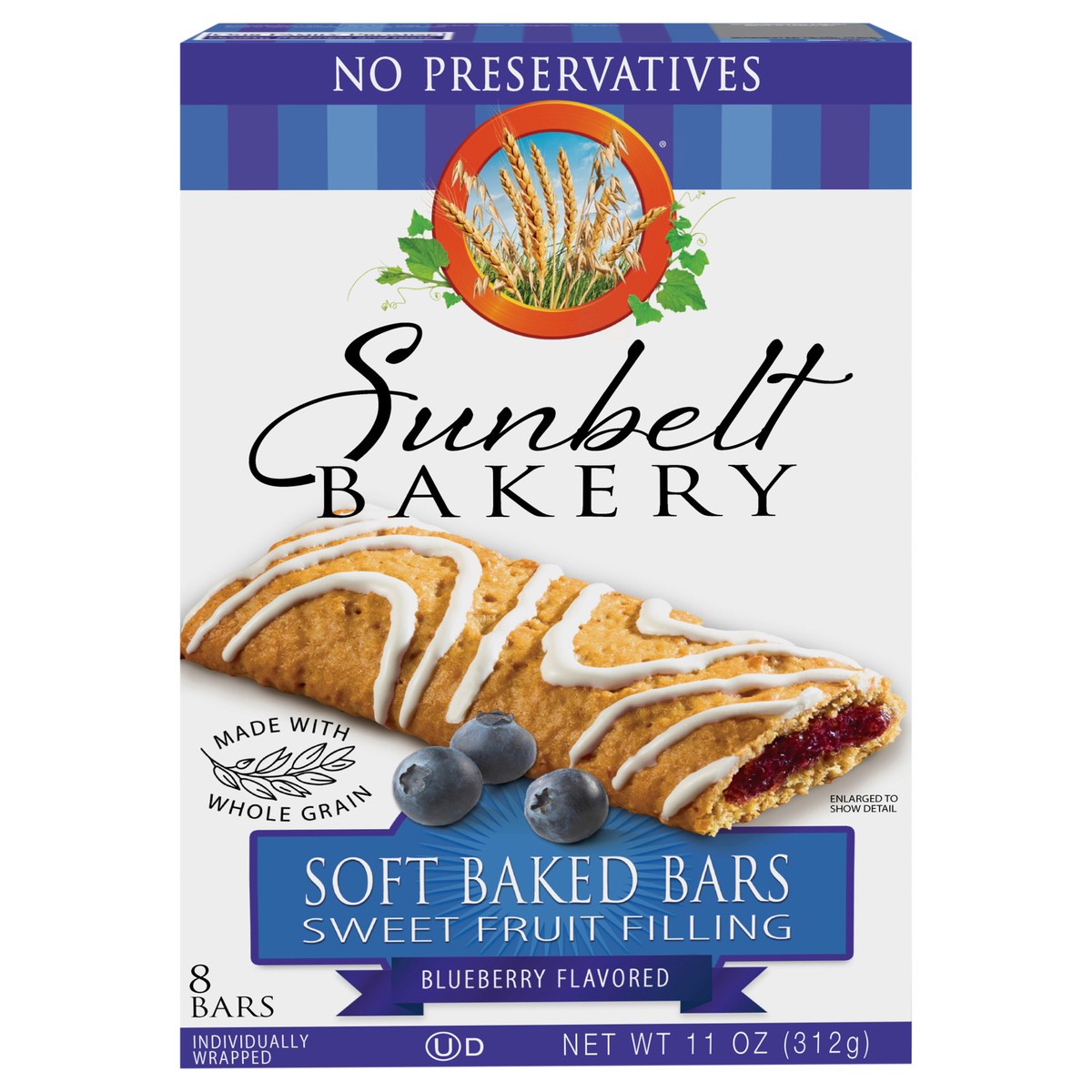 slide 1 of 11, Sunbelt Bakery Soft Baked Bars, Sunbelt Bakery Family Pack Blueberry, 8 ct