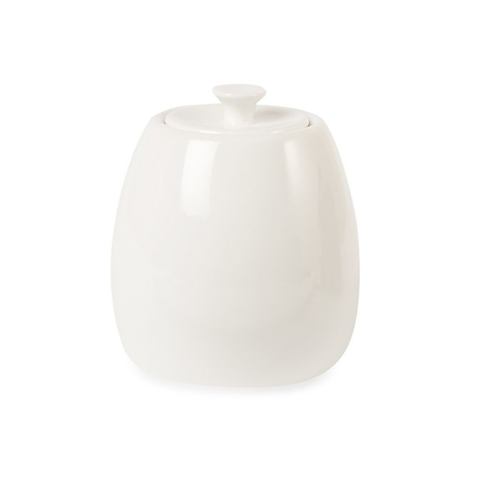 slide 1 of 1, Nevaeh White by Fitz and Floyd Covered Sugar Bowl, 1 ct