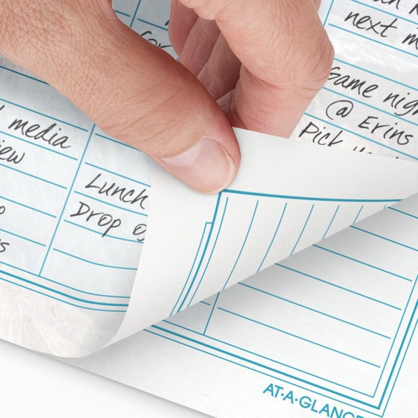 slide 7 of 9, AT-A-GLANCE® 2026 Seascapes Daily Monthly Planner Two Page Per Day Refill, Loose-Leaf, Desk Size, 5 1/2"" x 8 1/2"", 1 ct