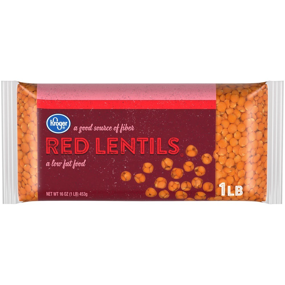 slide 1 of 6, Kroger Red Lentils, 1 lb