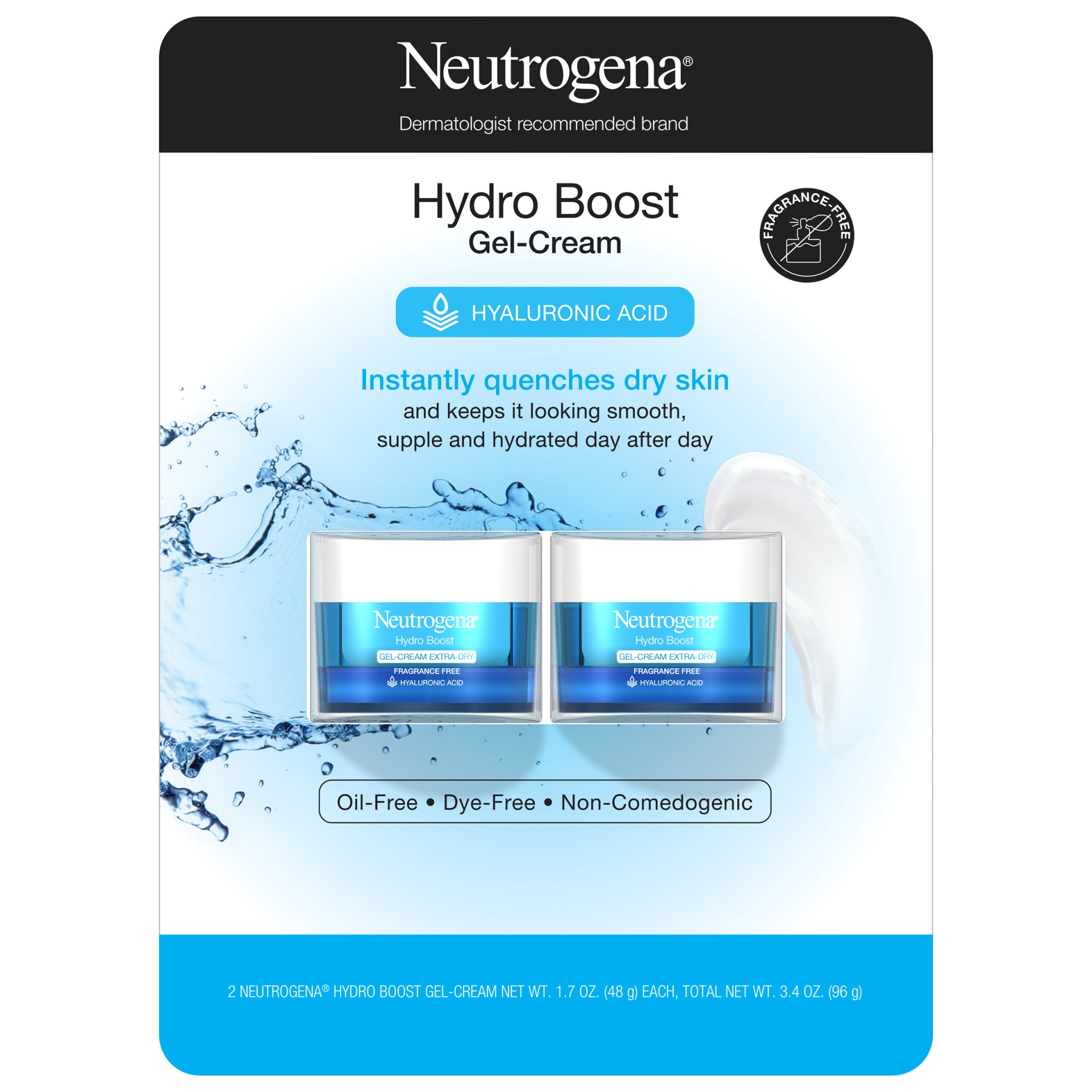 slide 1 of 1, Johnson & Johnson Neutrogena Hydro Boost Gel-Cream, 