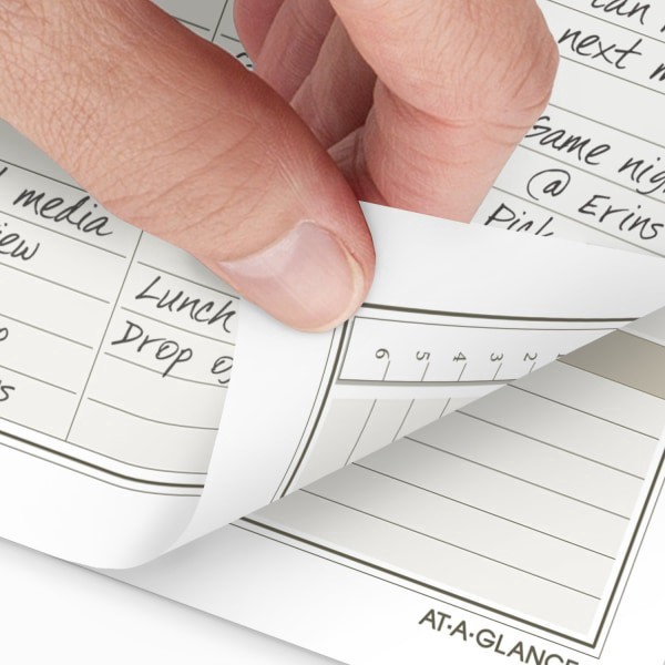 slide 4 of 5, AT-A-GLANCE® 2026 Weekly Monthly Planner Refill, Loose-Leaf, Desk Size, 5 1/2"" x 8 1/2"", 1 ct