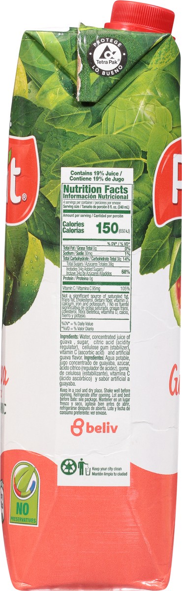 slide 11 of 11, LIVSMART Nectar De Guayaba (Guava) With Vitamin C (Carton) - 33.8 fl oz, 33.8 oz