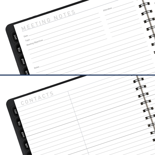 slide 4 of 10, AT-A-GLANCE® Contemporary 2026 Weekly Monthly Planner, Black, Large, 8 1/4"" x 11"", 1 ct