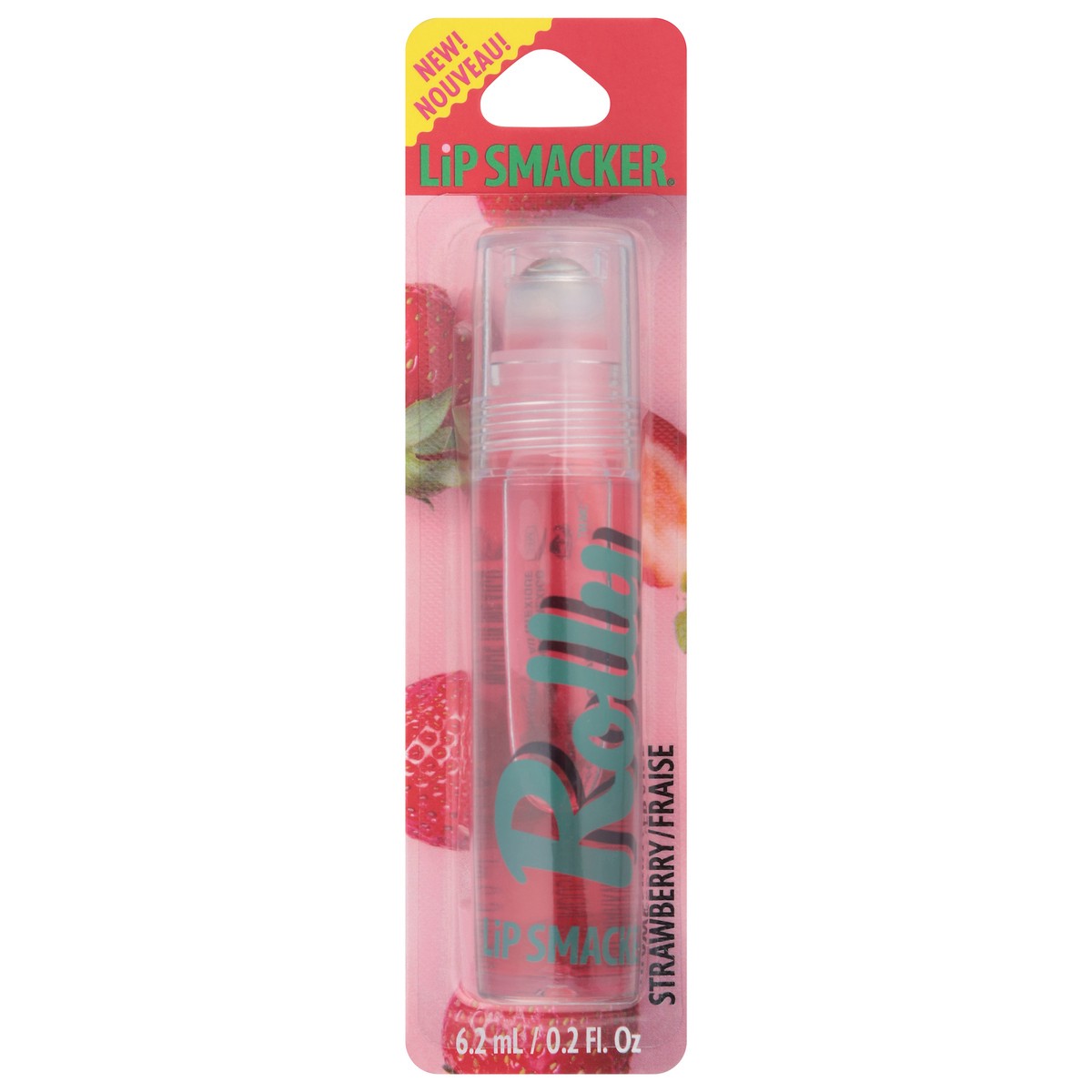 slide 2 of 13, Lip Smacker Rolly Strawberry Lip Balm 6.2 ml, 0.2 fl oz