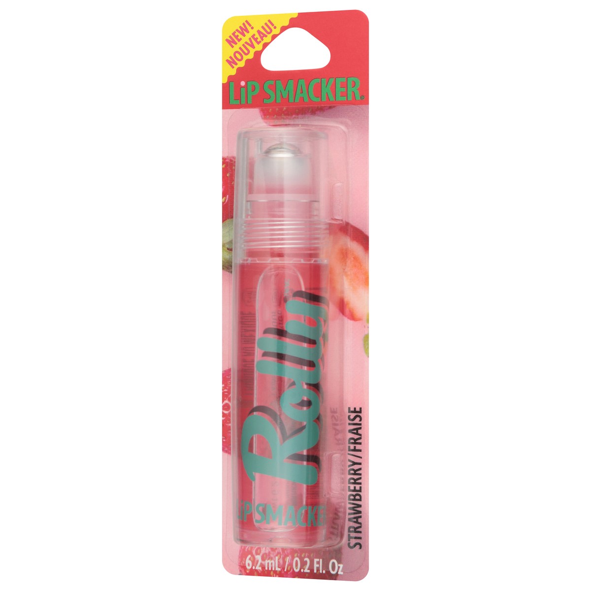 slide 12 of 13, Lip Smacker Rolly Strawberry Lip Balm 6.2 ml, 0.2 fl oz