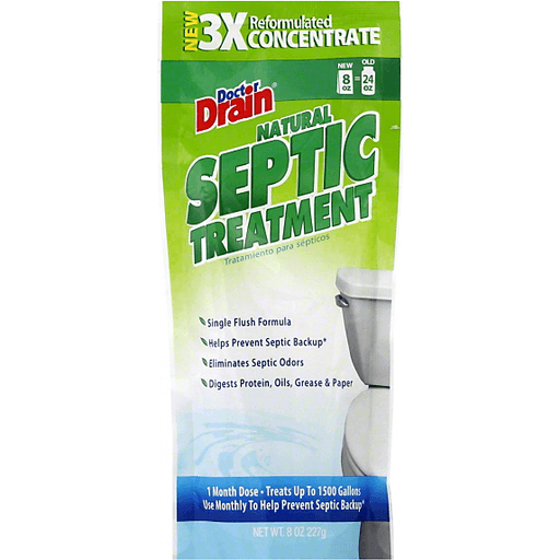 slide 1 of 1, Doctor Drain Septic Tank Treatment, 8 oz