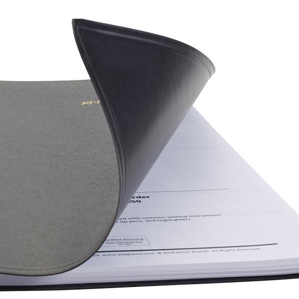 slide 8 of 10, AT-A-GLANCE® 2026 Two Person Daily Appointment Book, Black, Large, 8"" x 11"", 1 ct