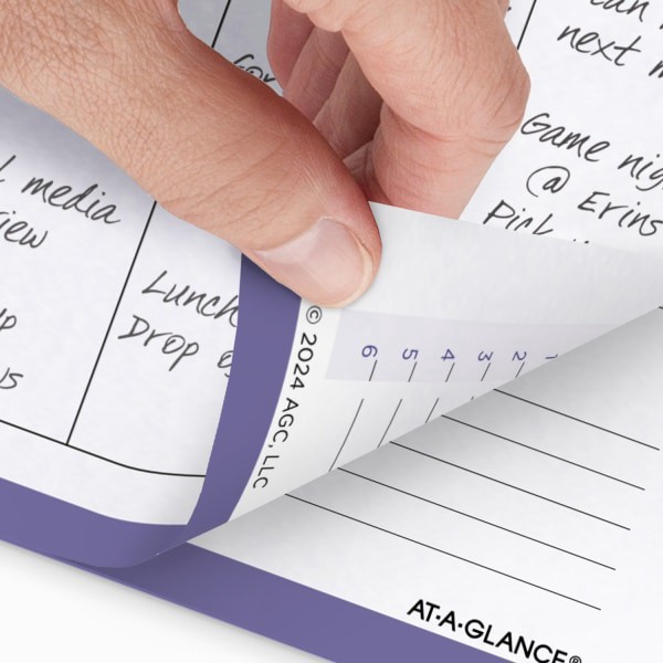 slide 2 of 5, AT-A-GLANCE® Kathy Davis® 2026 Weekly Monthly Planner Refill, Loose-Leaf, Desk Size, 5 1/2"" x 8 1/2"", 1 ct