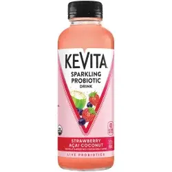 Kevita Sparkling Probiotic Drink Strawberry Acai Coconut 15.2 Fl Oz