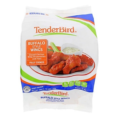 slide 1 of 1, TenderBird Fully Cooked Buffalo Style Wings, 28 oz