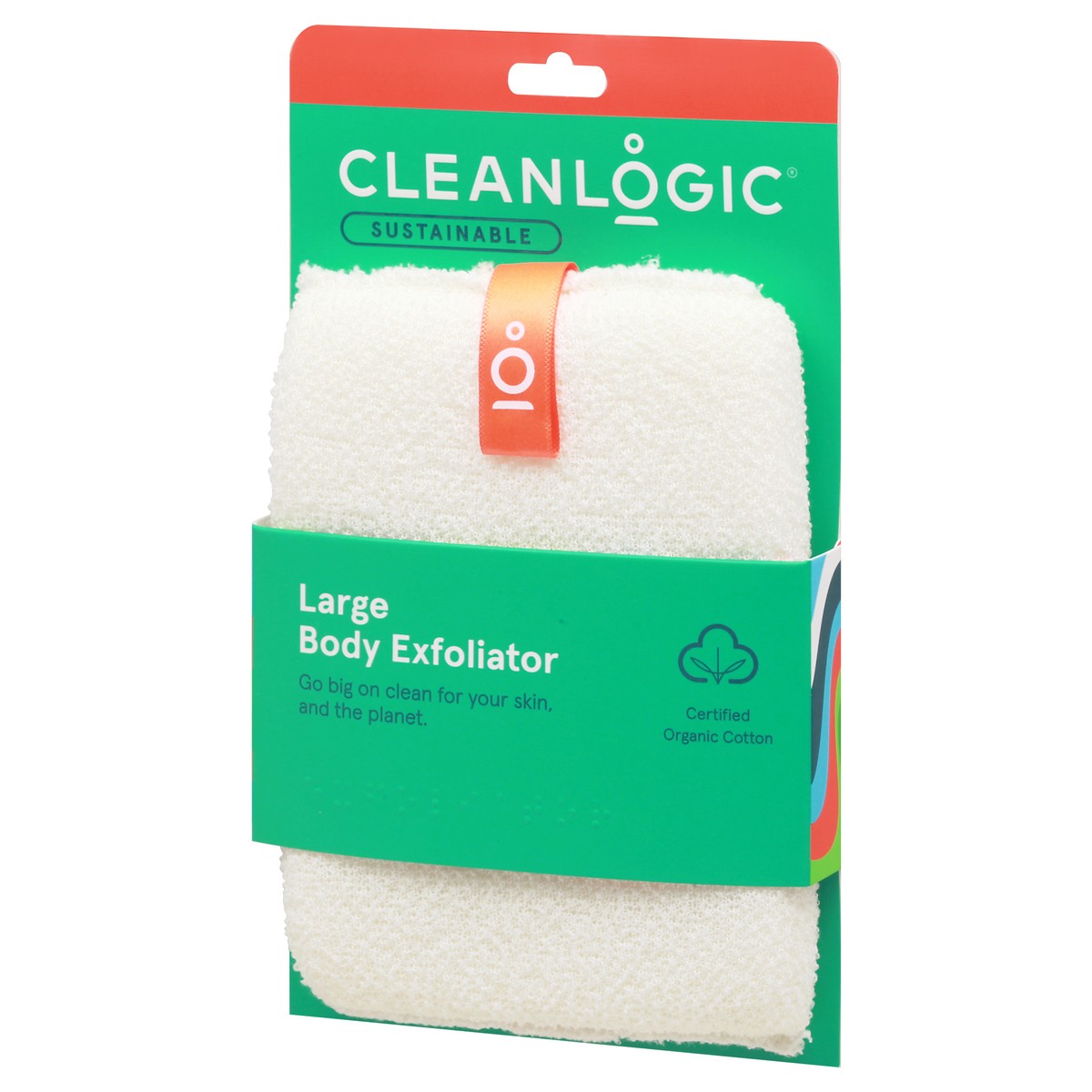 slide 3 of 9, cleanlogic Large Body Exfoliator 1 ea, 1 ct