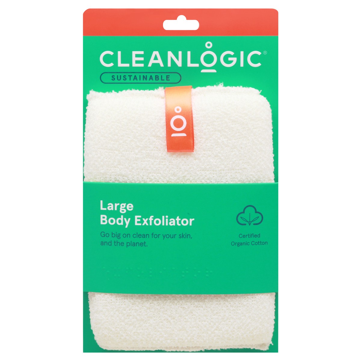 slide 1 of 9, cleanlogic Large Body Exfoliator 1 ea, 1 ct