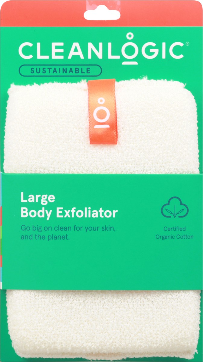 slide 6 of 9, cleanlogic Large Body Exfoliator 1 ea, 1 ct