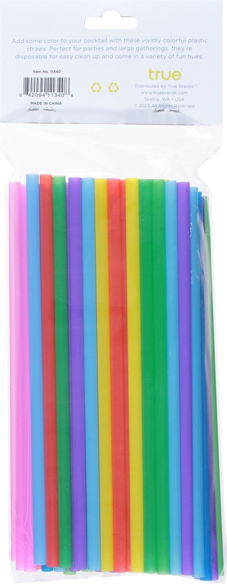 slide 3 of 11, True Straw Party Colorful, 1 ct