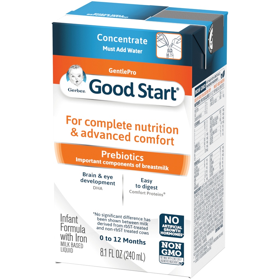 Gerber Good Start Gentle Concentrated Liquid Infant Formula 8.1 Oz 