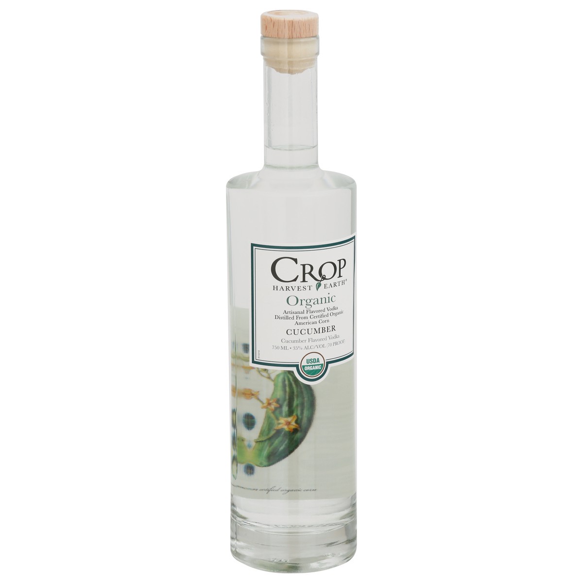 slide 2 of 9, Crop Organic Cucumber Vodka, 750 ml