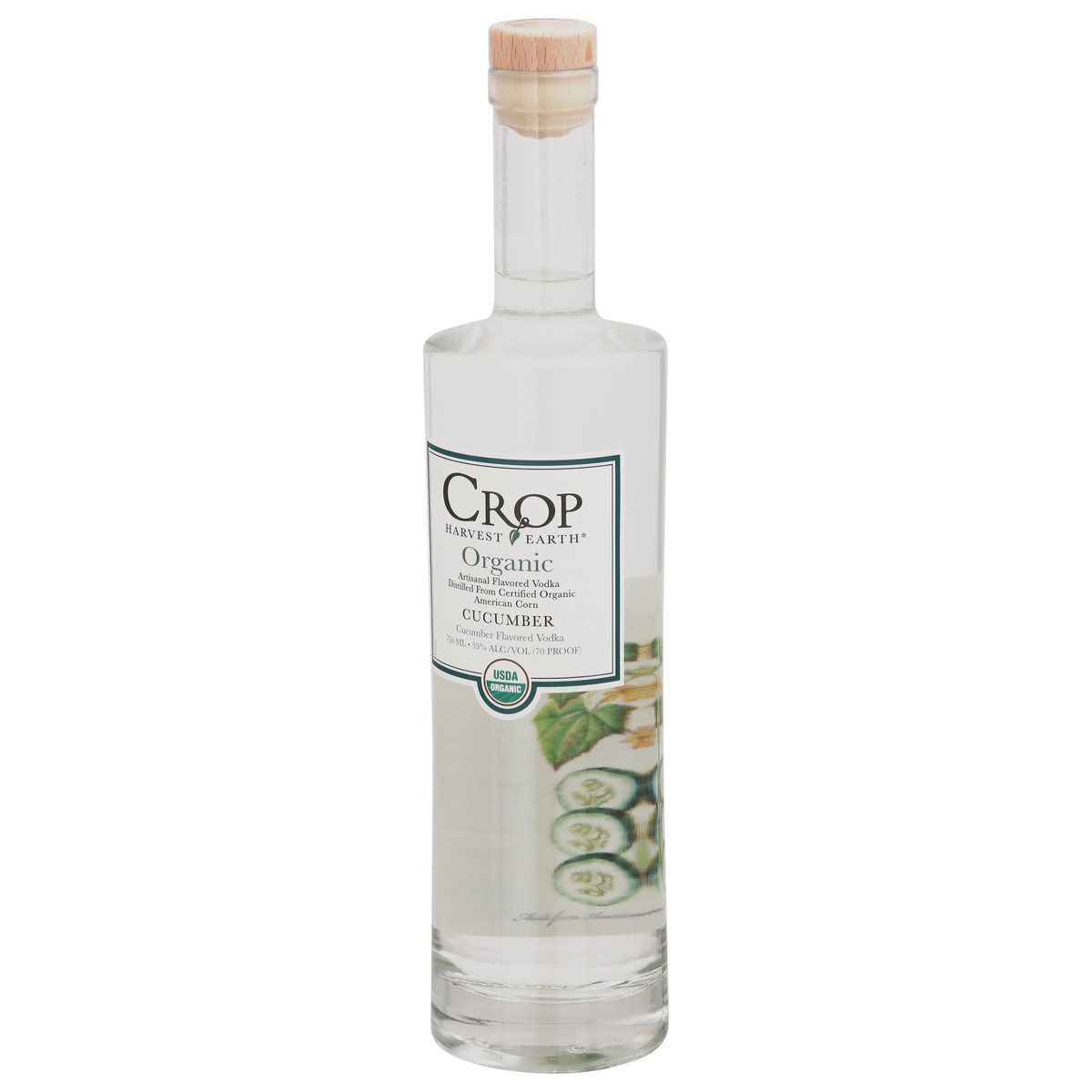 slide 3 of 9, Crop Organic Cucumber Vodka, 750 ml