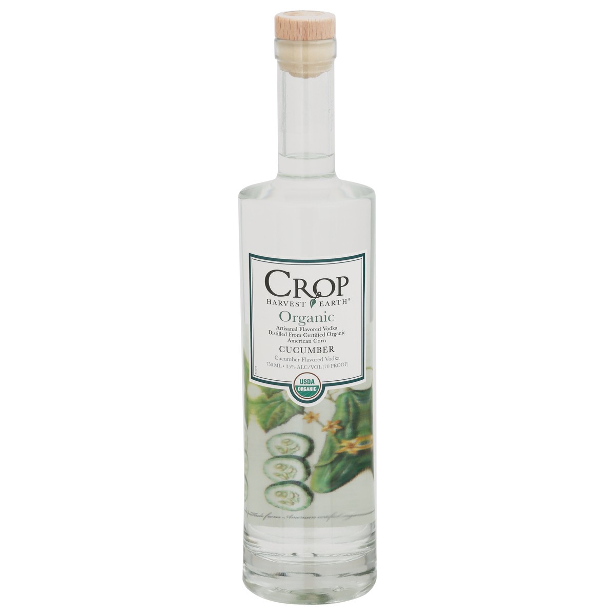 slide 1 of 9, Crop Organic Cucumber Vodka, 750 ml