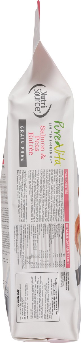 slide 7 of 14, NutriSource PureVita Grain Free For All Life Stages Salmon & Peas Entree Dog Food 25 lb, 25 lb