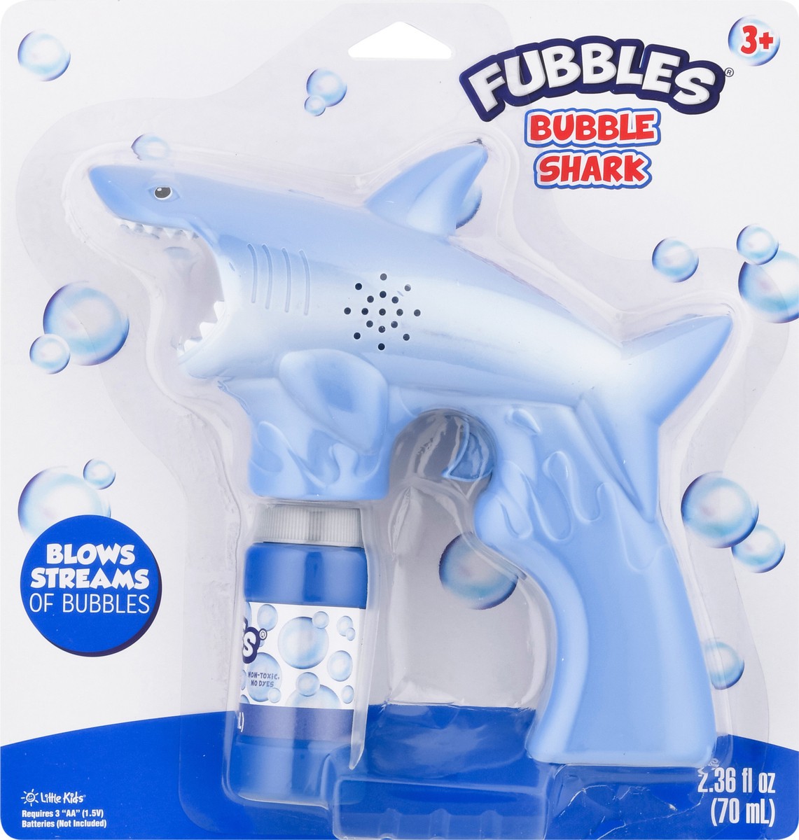 slide 12 of 12, Fubbles 3+ Years Bubble Shark 2.36 fl oz, 2.36 fl oz