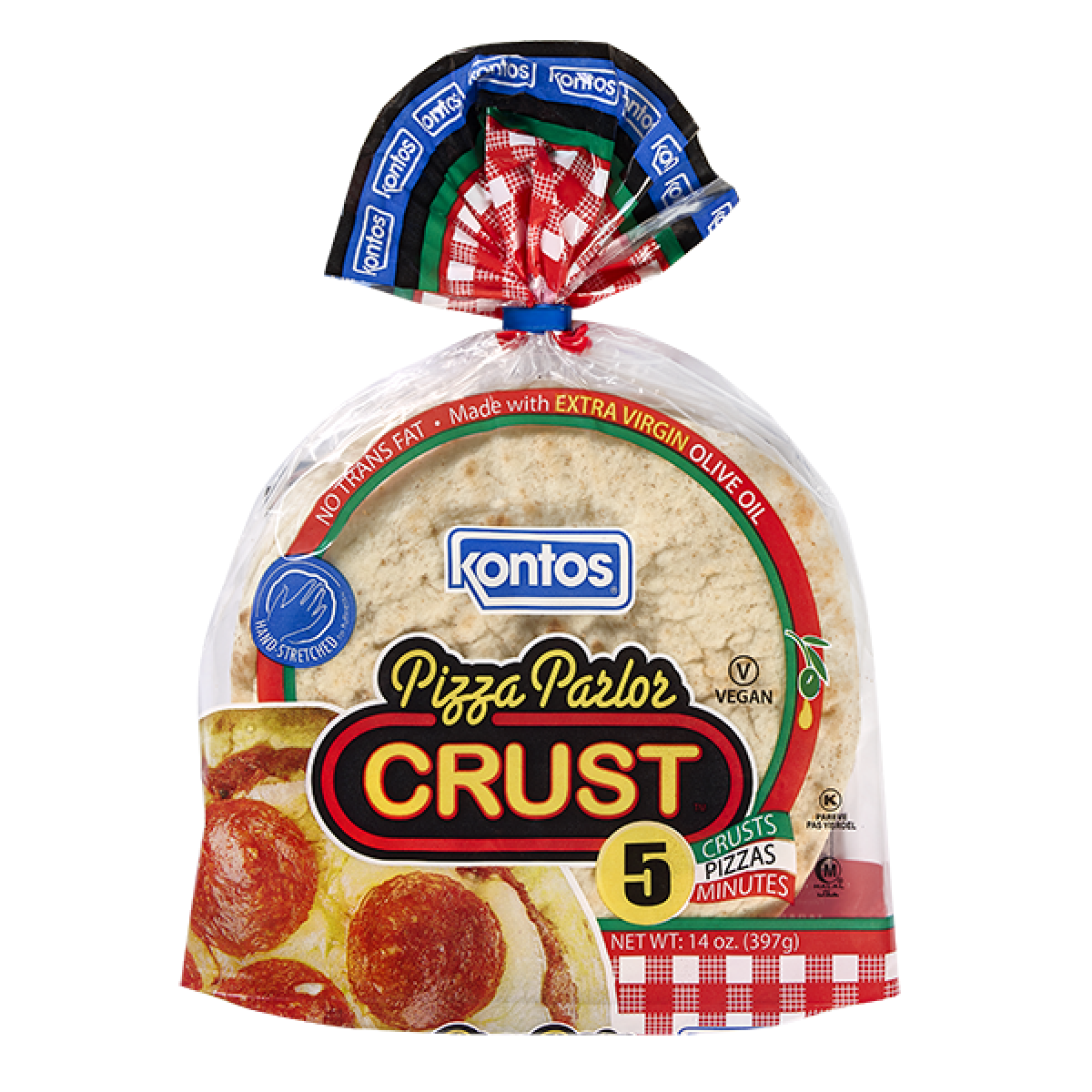 slide 1 of 1, Kontos Pizza Parlor Crust 14 Oz, 14 oz