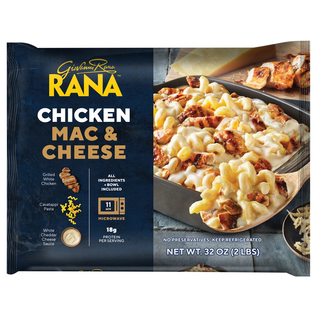 slide 1 of 11, Rana Mac & Cheese, Chicken, 32 oz