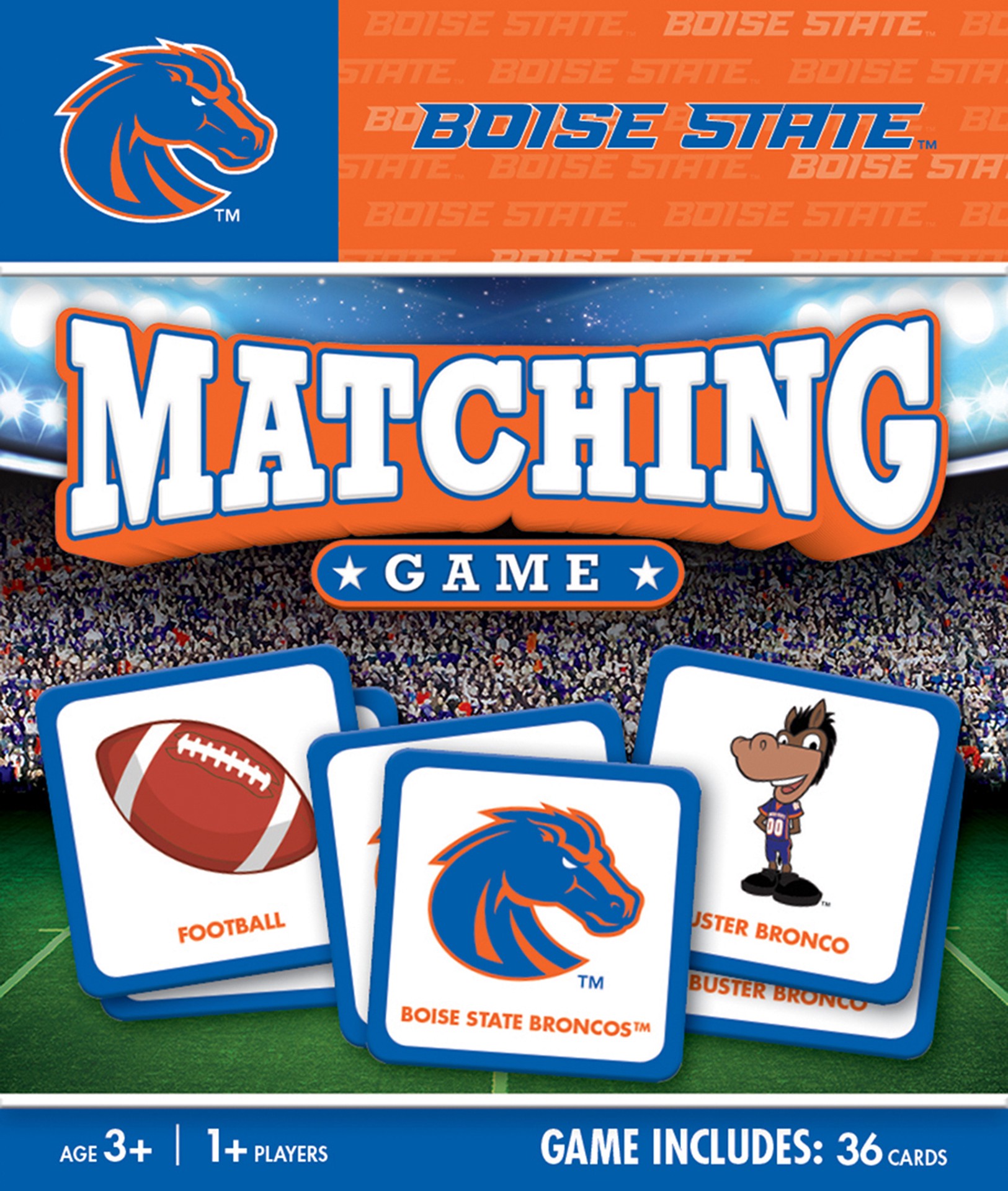 slide 1 of 4, Masterpieces Boise State Broncos NCAA Matching Game, 1 ct