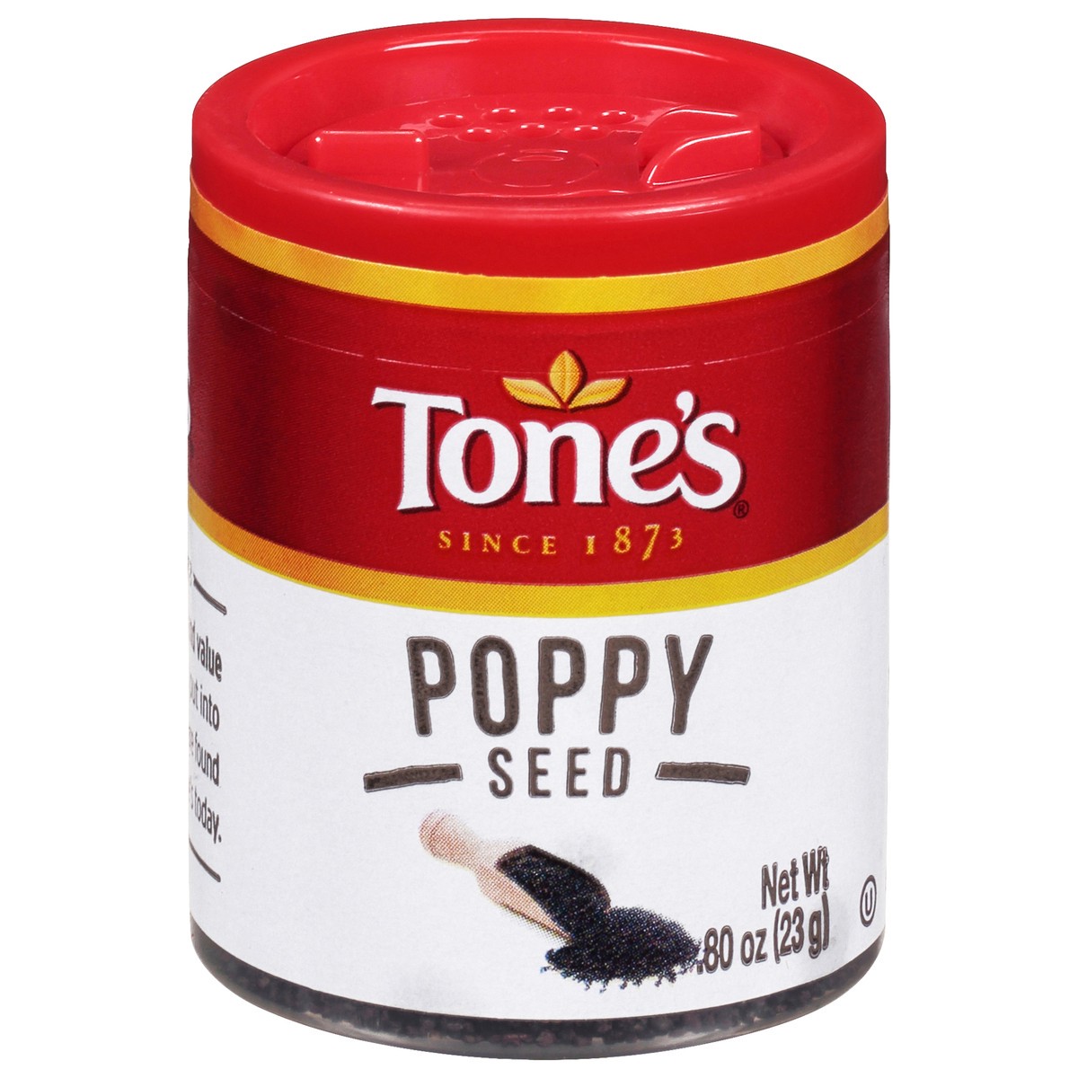 slide 1 of 2, Tone's Poppy Seed, 0.8 oz