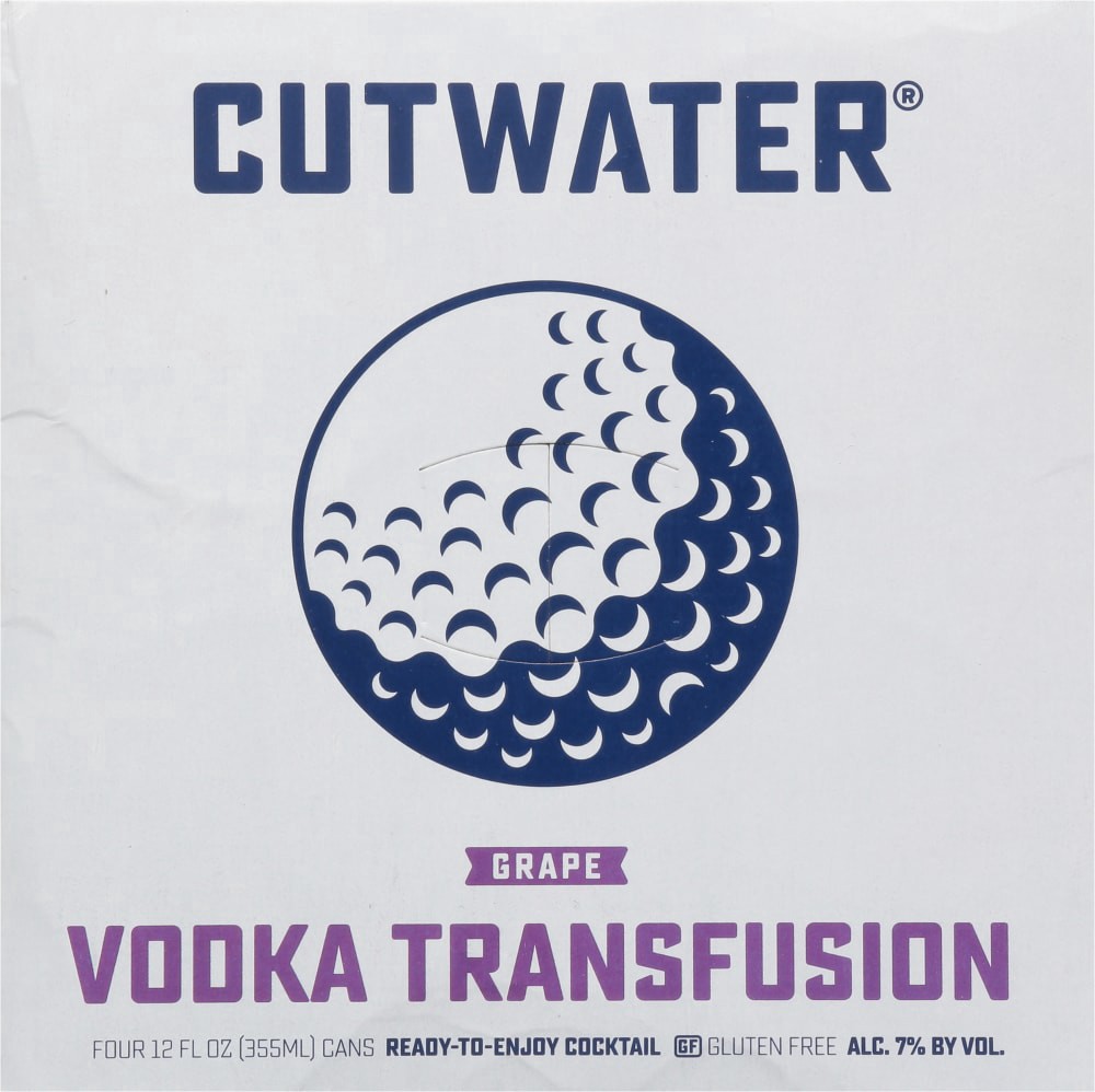 slide 4 of 4, Cutwater Spirits Vodka Transfusion, 4 ct