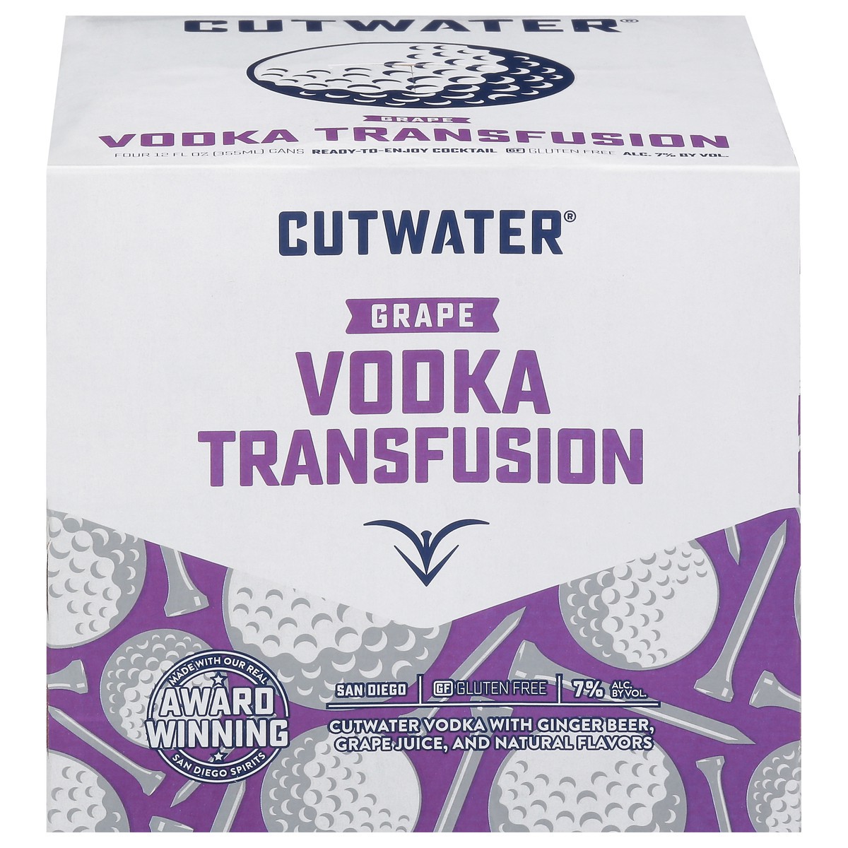 slide 1 of 4, Cutwater Spirits Vodka Transfusion, 4 ct