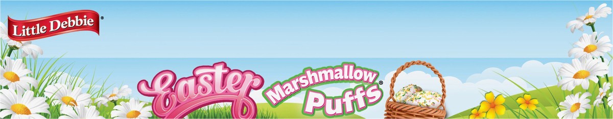 slide 3 of 11, Little Debbie Snack Cakes, Little Debbie Family Pack EASTER MARSHMALLOW PUFFS , 8 ct