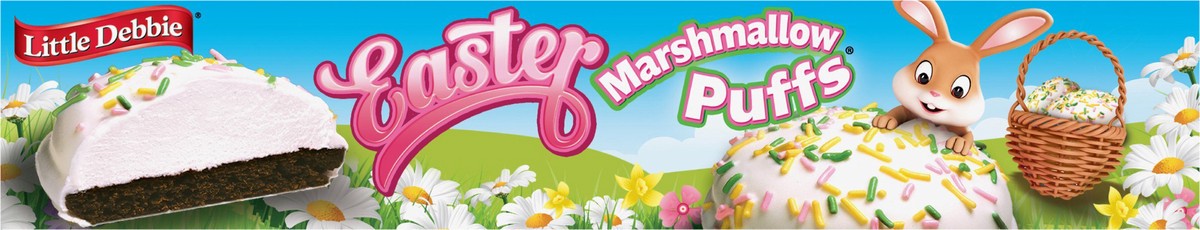 slide 8 of 11, Little Debbie Snack Cakes, Little Debbie Family Pack EASTER MARSHMALLOW PUFFS , 8 ct