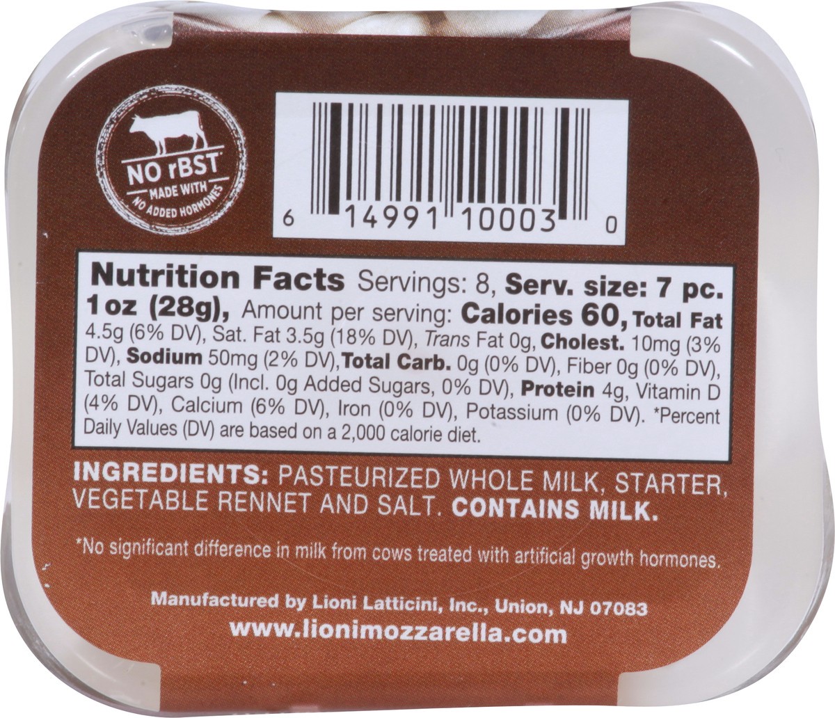 slide 6 of 9, Lioni Perle Fresh Mozzarella Cheese Pearl Size 8 oz, 8 oz