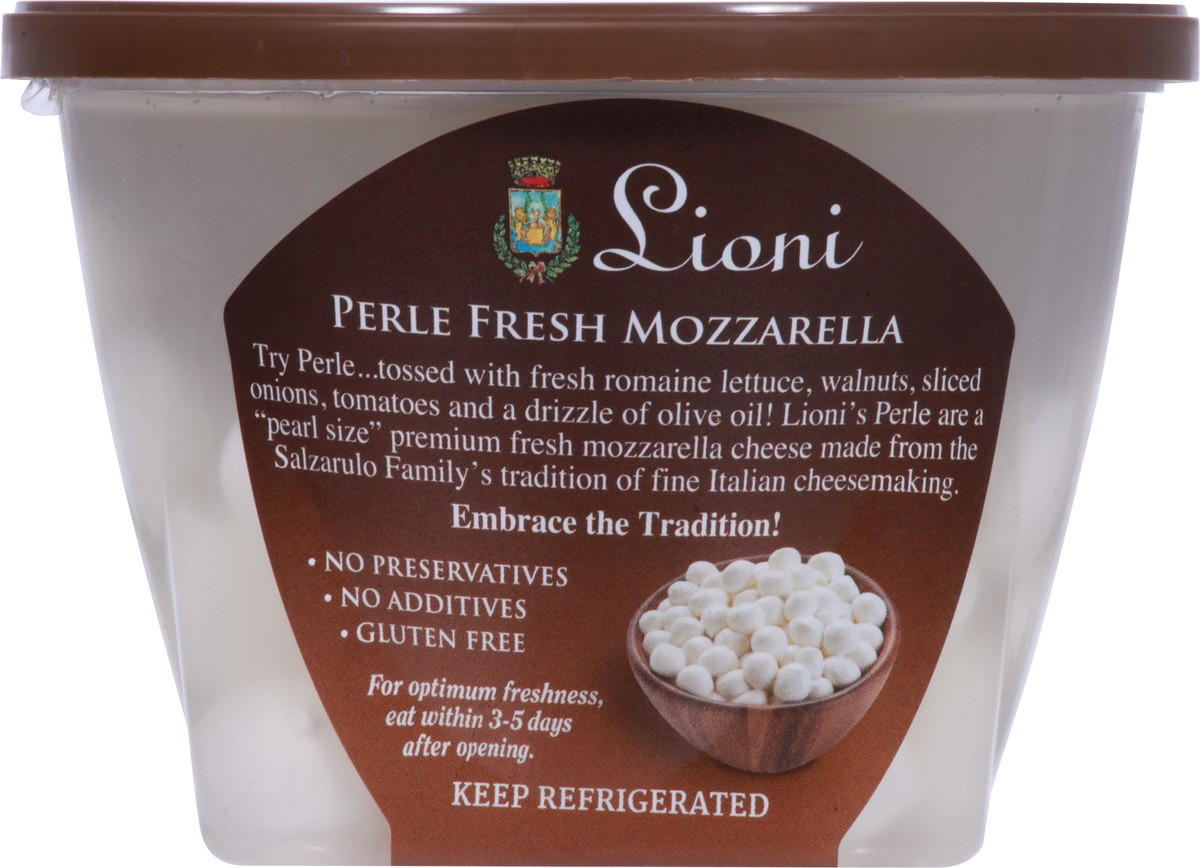 slide 3 of 9, Lioni Perle Fresh Mozzarella Cheese Pearl Size 8 oz, 8 oz